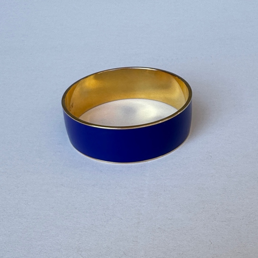 J Crew blue enamel bangle